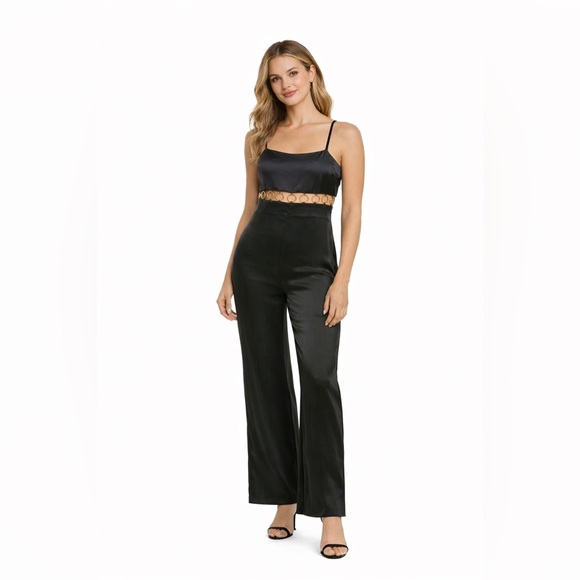 ba&sh Pants - BA&Sh Ring Detail Jumpsuit In Black Size‎ Small